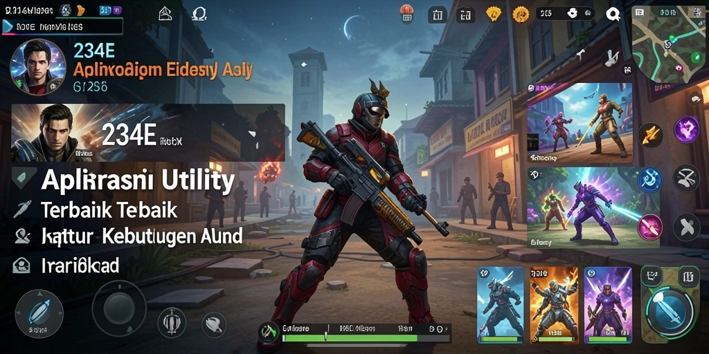 Screenshot utama <strong>234E</strong> menampilkan tampilan antarmuka yang menarik dan fungsional.