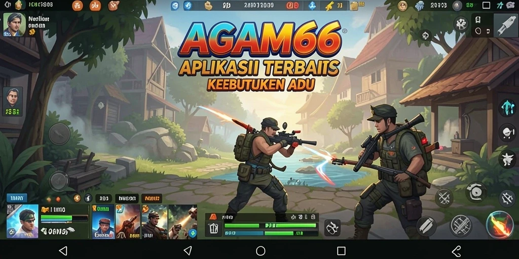 Tampilan antarmuka AGAM66 yang menarik dan mudah digunakan.