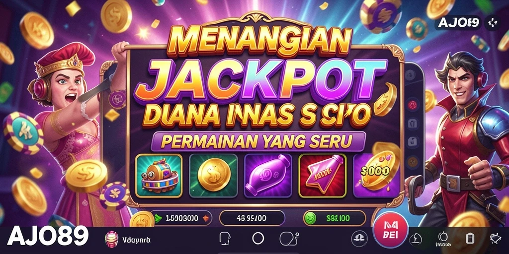 Tampilan permainan Slot AJO89 yang menarik dan penuh warna.