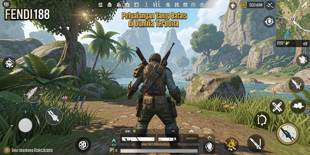 Tampilan gameplay FENDI188 yang menarik di dunia terbuka.