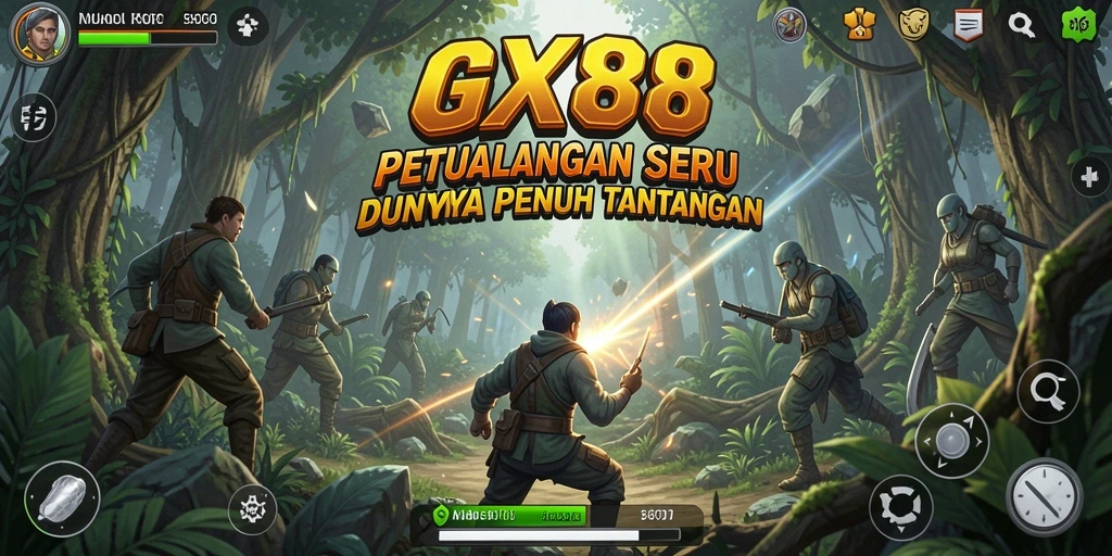 Tampilan gameplay GX88 yang mendebarkan saat menjelajahi dunia petualangan.