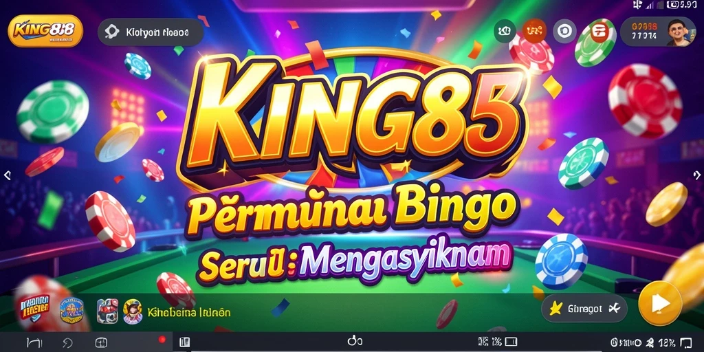 Tampilan gameplay seru dan interaktif dari KING88 Bingo.