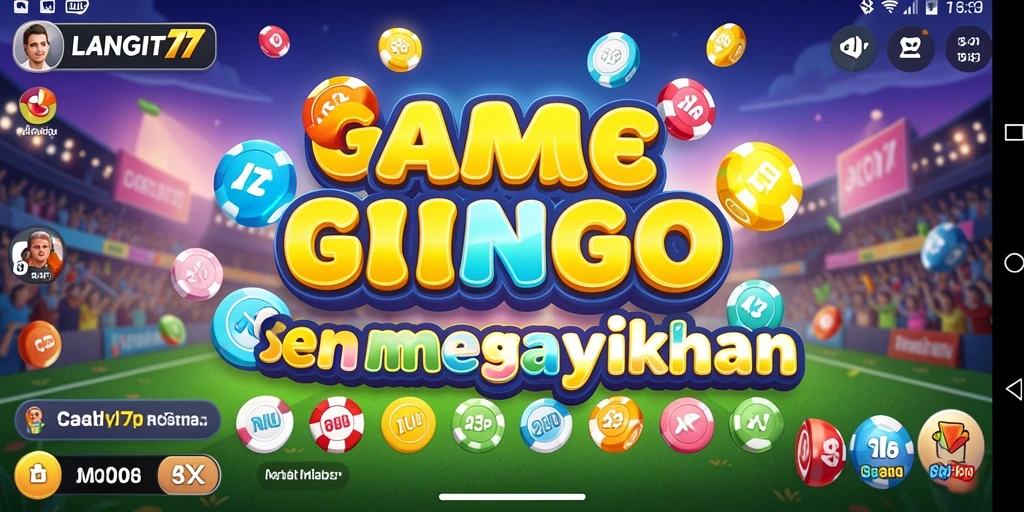 Tampilan gameplay yang seru dan penuh aksi dalam LANGIT77 Bingo.
