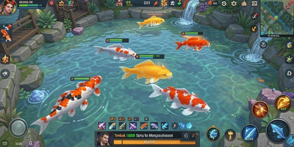 Tampilan menembak ikan yang seru dalam MLBB8.