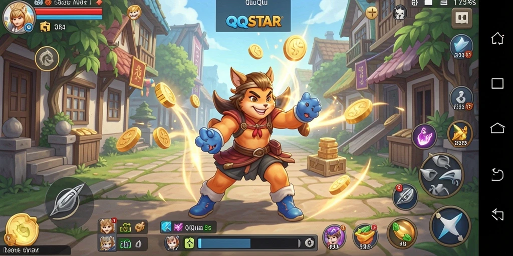 Gameplay QiuQiu yang menarik dan mendebarkan di QQSTAR.