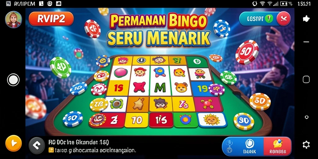 Tampilan gameplay menegangkan dari RVIP2 dengan suasana Bingo.