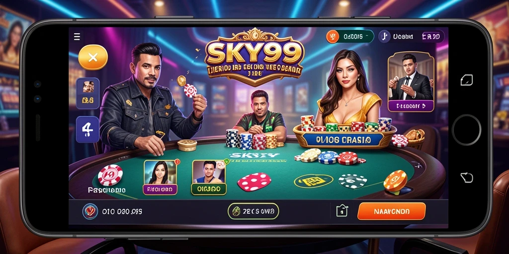 Gameplay Live Casino yang mendebarkan dan interaktif di SKY99.